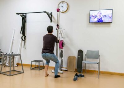 Sala de rehabilitación y gimnasia